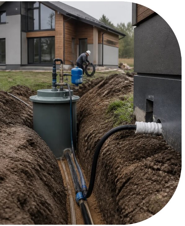 Подключение скважины к дому с монтажом оборудования в Таганроге